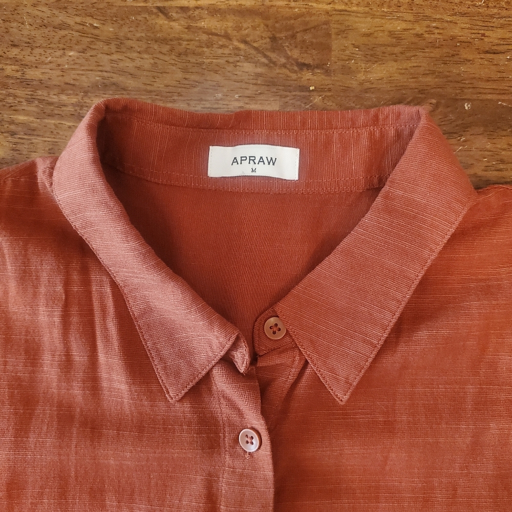 Universal Thread Pink Button Down Polo Shirt - image 2